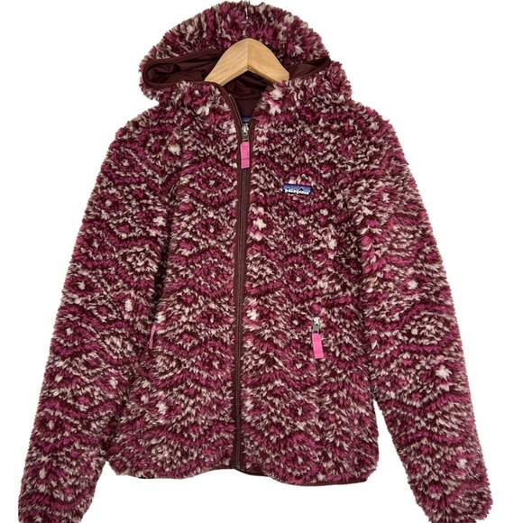 Patagonia Jackets & Blazers - Patagonia Retro-X Pink Purple Cardigan Jacket Women's Small
